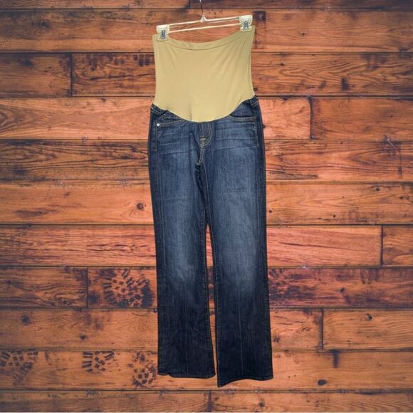 5 for $25🔥7 For All ManKind Denim Maternity Jeans Size 30 - Picture 1 of 7